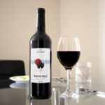 caragni-web-Red Wine Bottle Scene Mockup